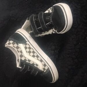 Vans Black and White Checkered Sneakers